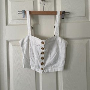 NWOT Billabong Cotton/Linen Crop Tank